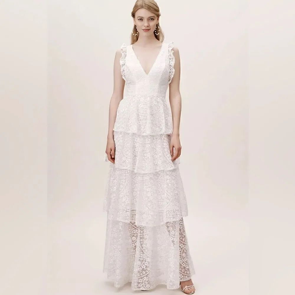 BHLDN ML Monique Lhuillier Annella Dress / size 4